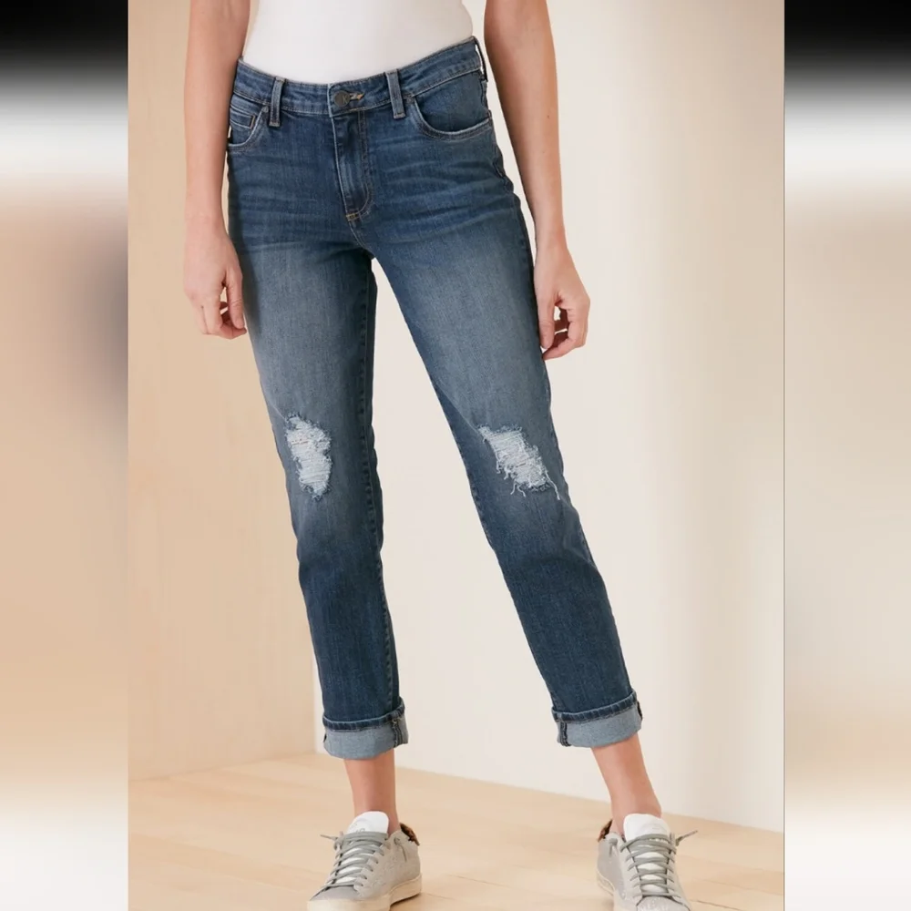 Kut From The Kloth | Catherine Boyfriend Cuffable Jeans - Picture 1 of 7